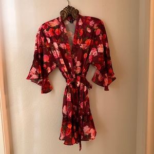 Victoria’s Secret Satin Lace Robe